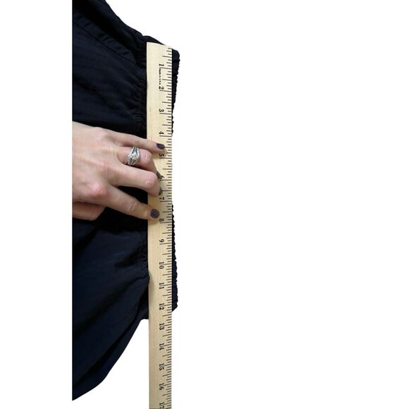 Title Nine Slaycation Wide Leg Cropped Pants size XS Black Pull On - Picture 5 of 10